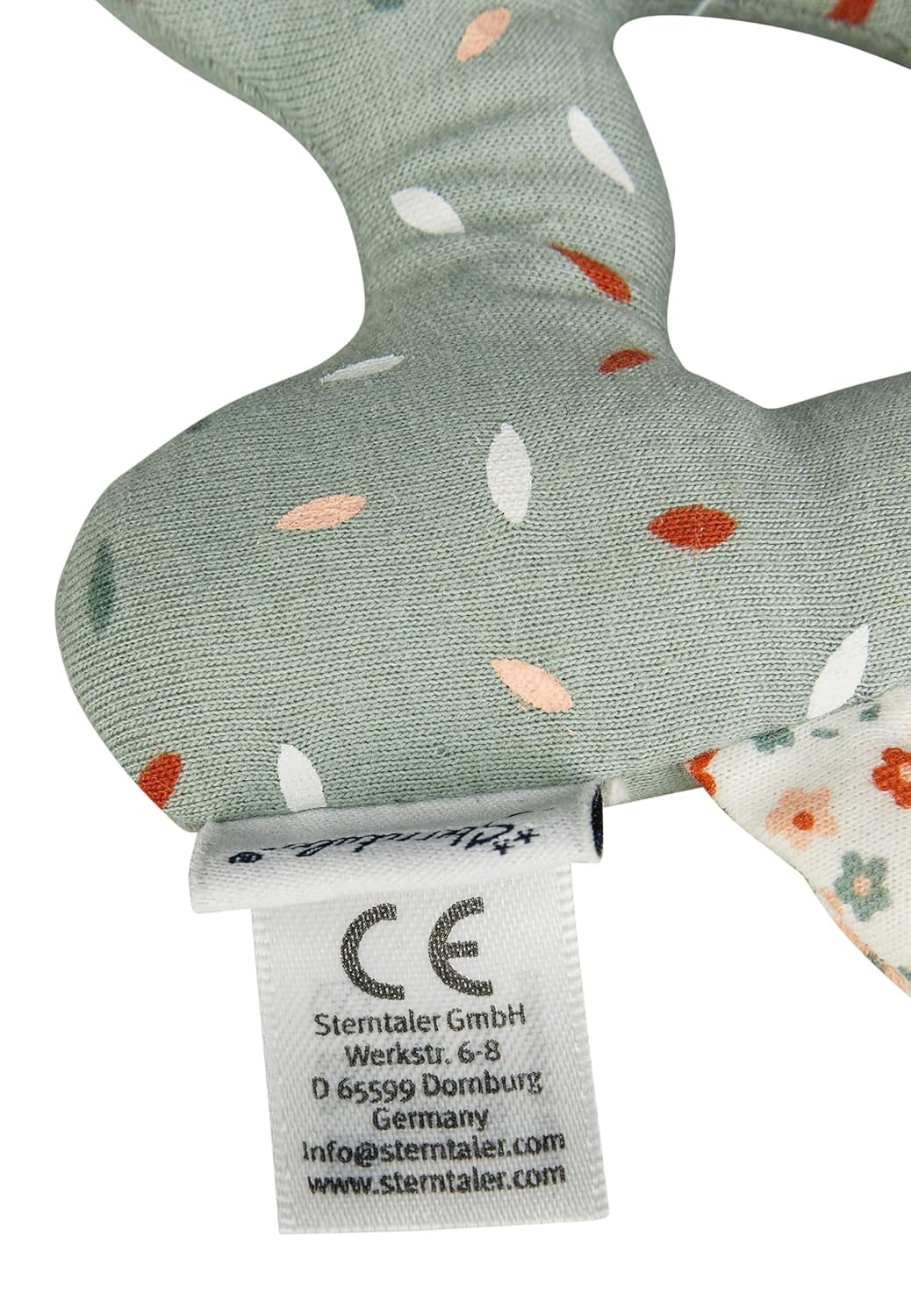 Lilly Cat Sterntaler Catch Toy - Motorisk aktivitetslegetøj til rangle, berøring og leg - Plyslegetøj til babyer og børn med rangle som en loyal ven - gråt blødt stof babylegetøj Bebe Naty Shop legetøj