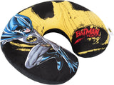DC Comics Soft Batman Car Travel Nakkepude Børnesikkerhed Komfort Superhelte Bat Man, Cuscino Da Viaggio Auto, Lyseblå, One Size Rejsepuder Naty Shop