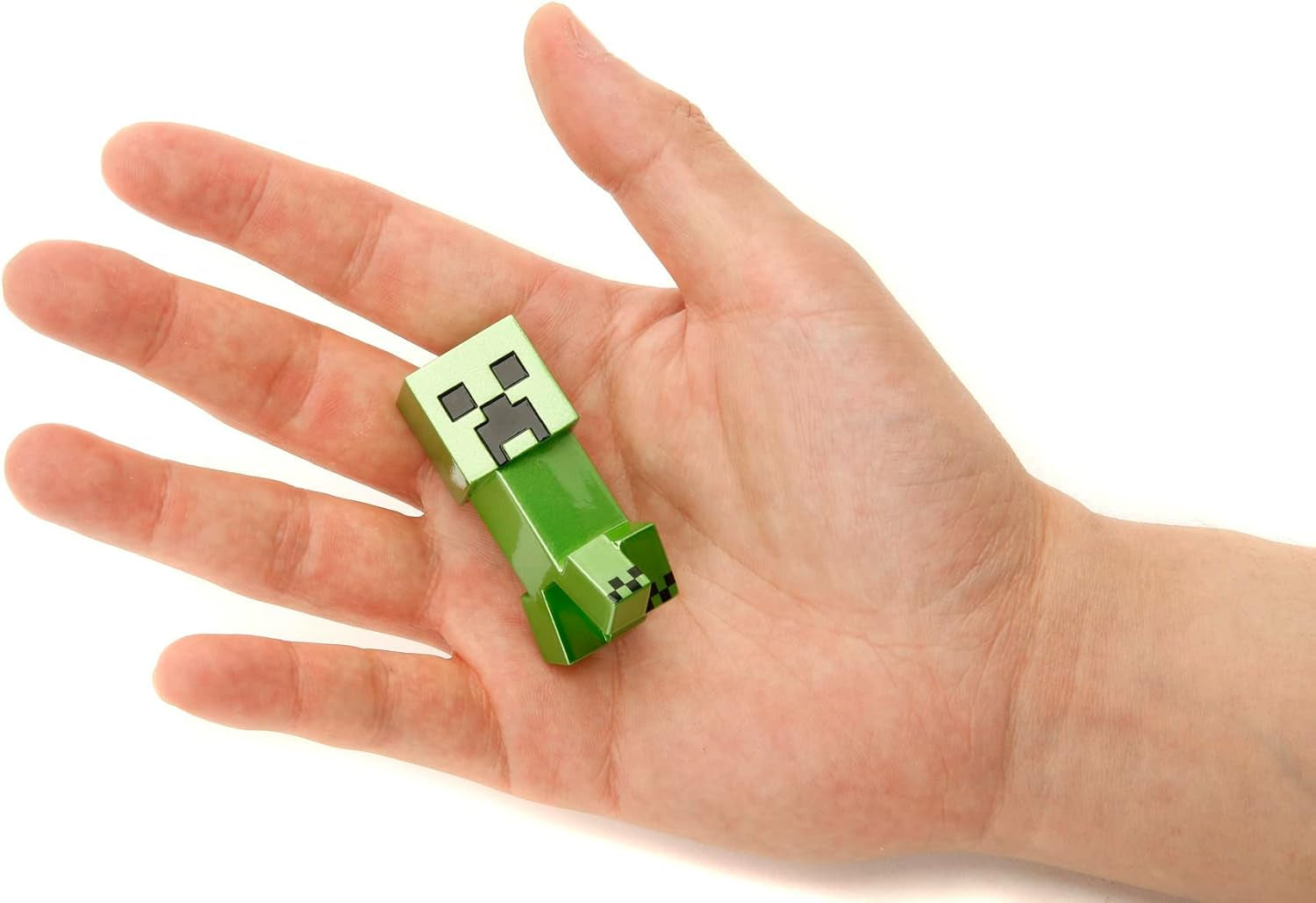 Jada Toys Minecraft figursæt (4 stykker) lavet af metal - Minecraft Caves & Cliffs Samlefigurer (Steve, Alex, Creeper og Warden) Til spillere og samlere 8+ 6 cm hver Action Figurer Naty Shop