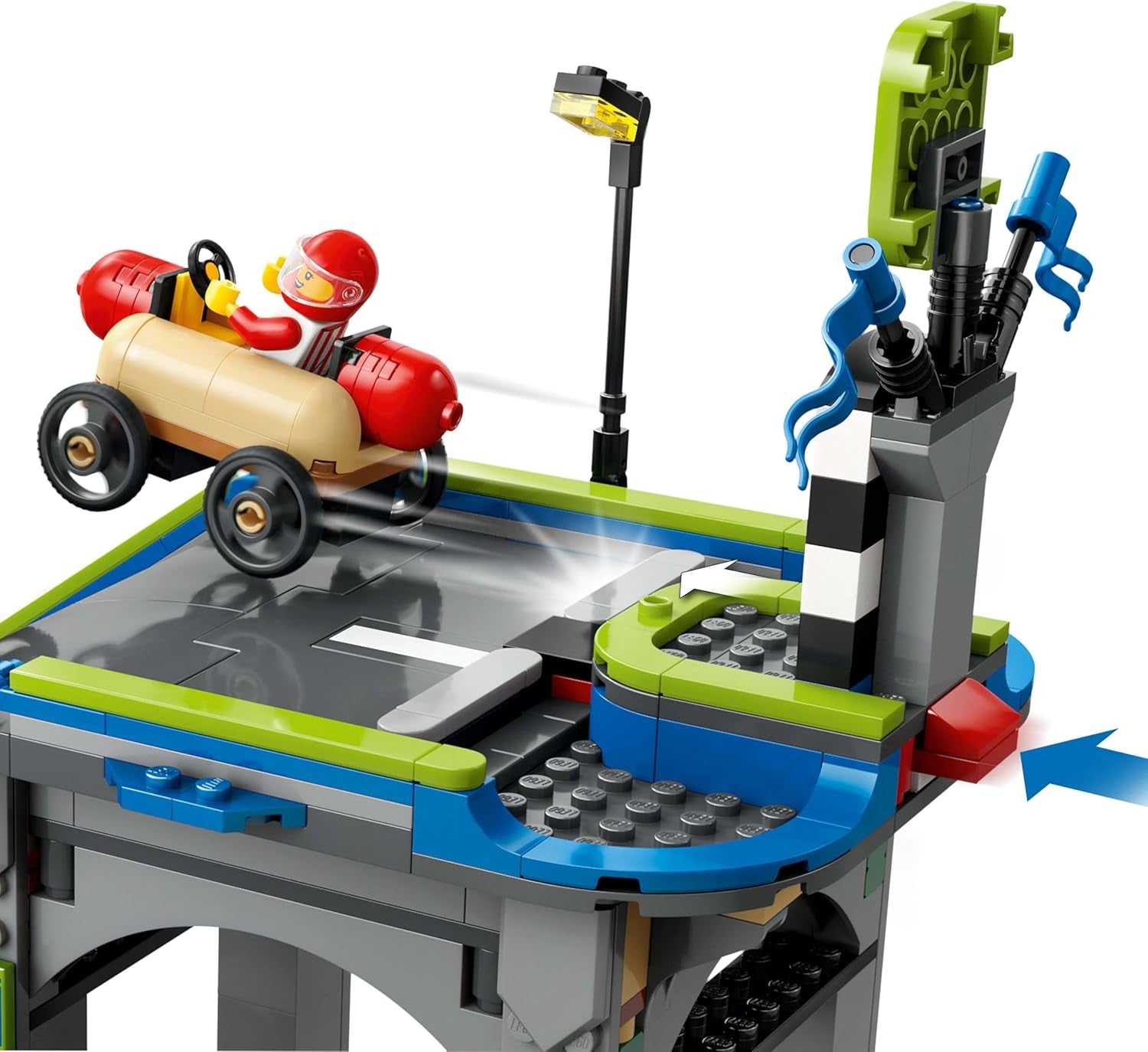 LEGO City No Limits: Sæbekasseløb med rampe - Byggelegetøj til drenge og piger fra 6 år - Sæt med 2 sæbekasser og 4 Racer-minifigurer - Gaveidé til børn 60460 Byggesæt Besuche den LEGO-Store
