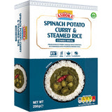 ASHOKA - Instant karry med spinat, kartofler og ris - (1 x 250 g)