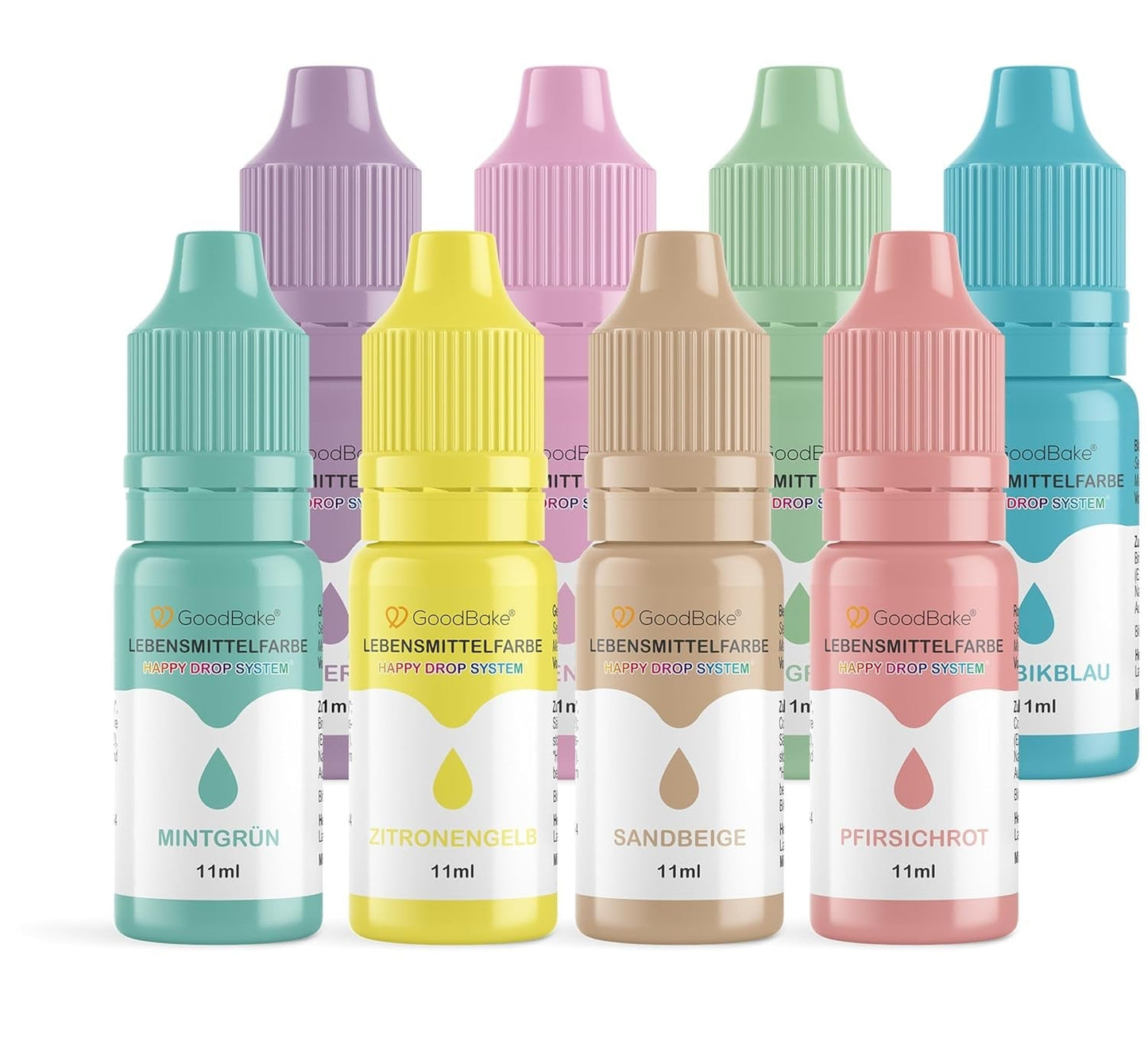 Goodbake Pastel Sand Beige Food Coloring (11ml) - High Dose Food Coloring - Til farvning af kager, fondant, smørcreme, macarons, drinks, slim og mange andre ting. 100% vegansk
