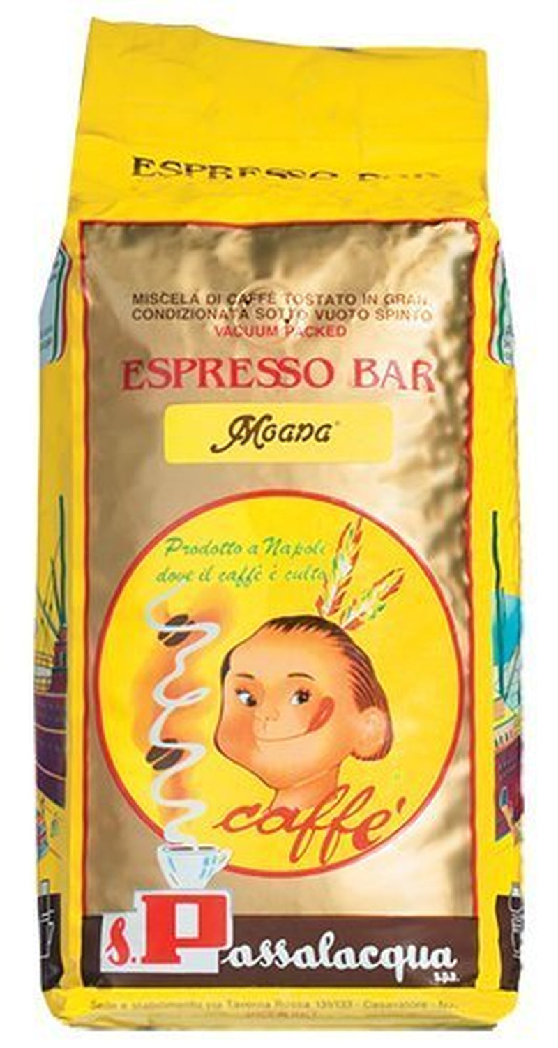 PASSALACQUA MOANA KAFFE - ESPRESSO - 1 kg PAKKE KAFFEBØNNER