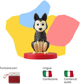 Lydfigur - Vokse lykkeligt - lydhistorier og eventyr 4-6 år, italiensk version, læringsindhold legetøj til drenge og piger Bebe Toys Naty Shop