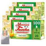 Yunnan Tuocha Zouji - Økologisk grøn te med kumquat - Vitamin C - 100 teposer - 200 g - Yunnan kvalitet garanteret