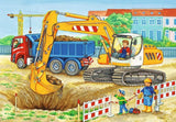 Ravensburger Puslespil til børn - 07616 Byggeplads og gård - Puslespil for børn fra 3 år, med 2X12 brikker Puslespil Naty Shop