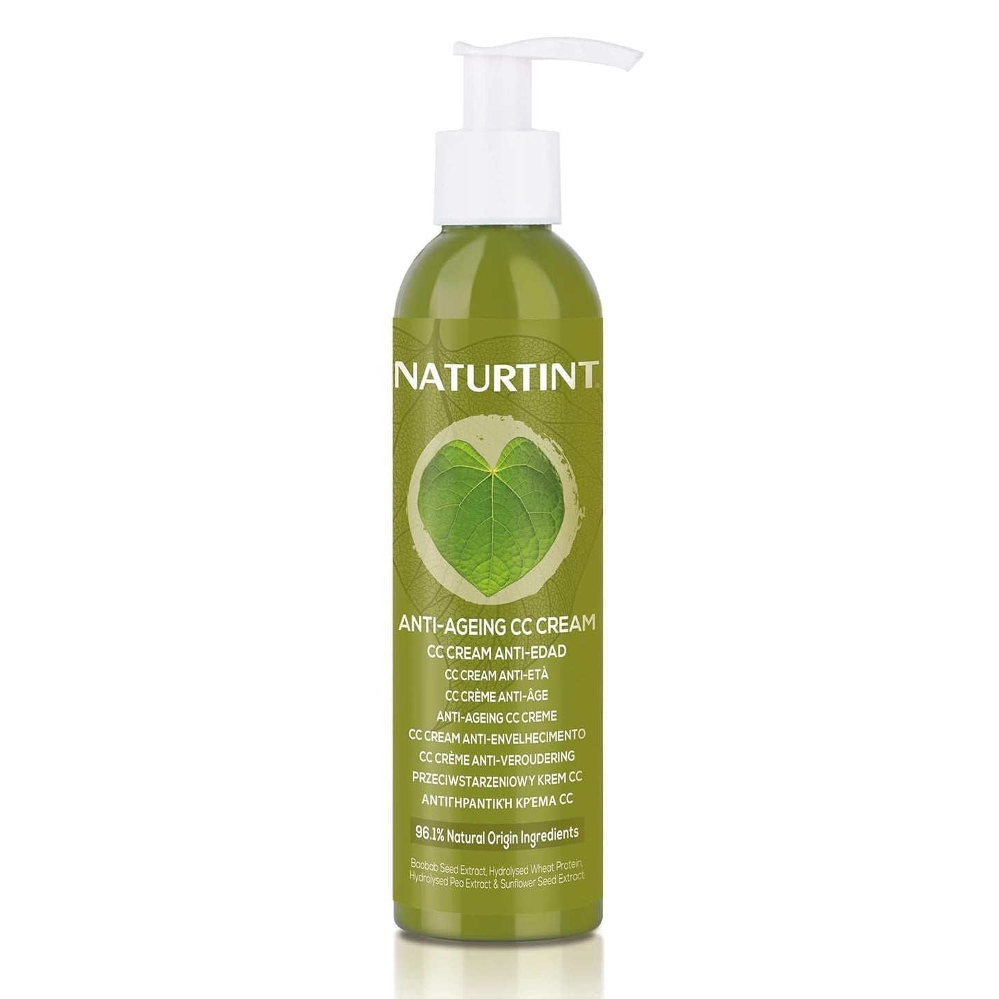Naturlig farvetone CC Cream. Ingen skylle hårmaske. Til tørt og beskadiget hår. Reparerer og fugter. 96% naturlige ingredienser. 200 ml Naty Shop hårmaske 200 ml (1 pakke)
