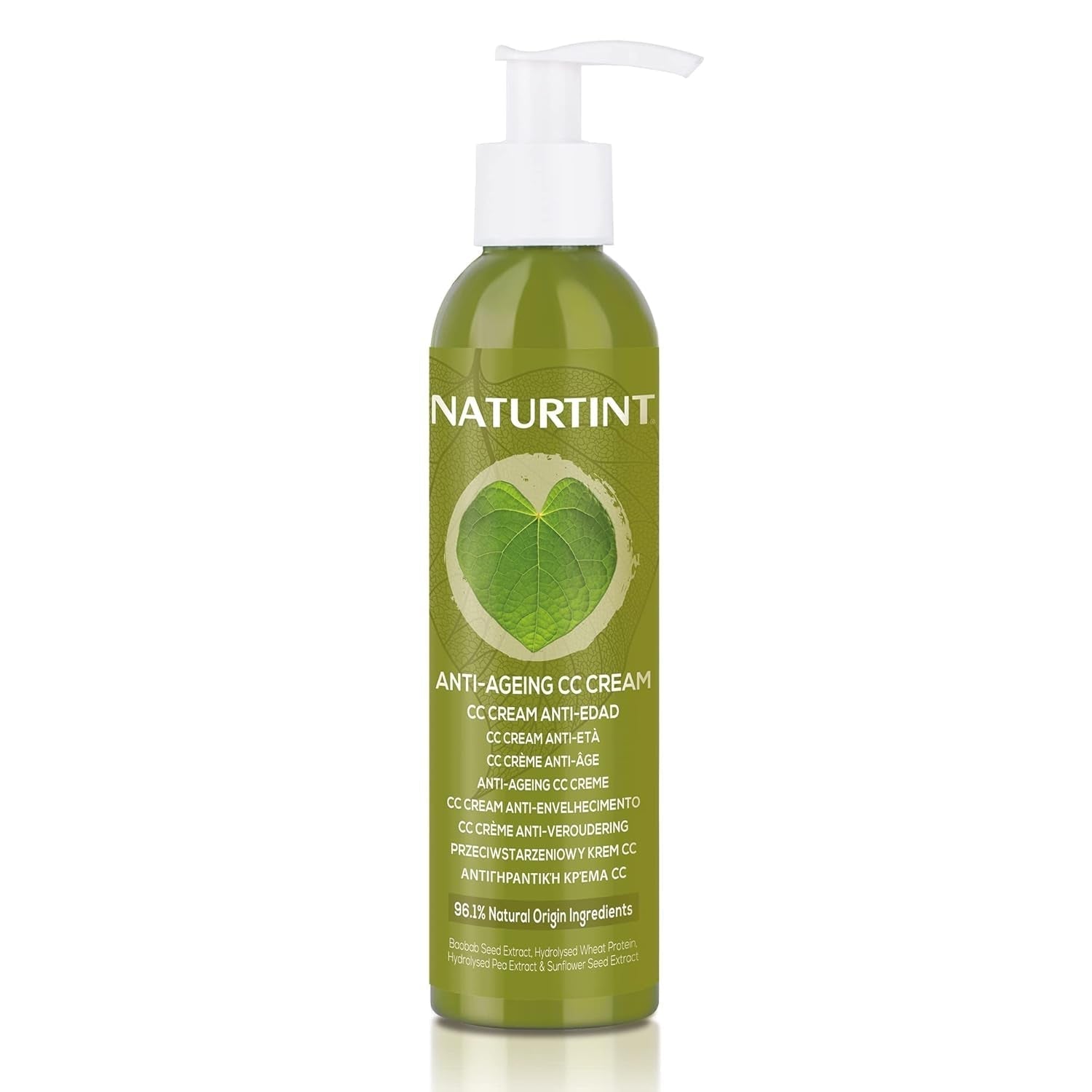 Naturlig farvetone CC Cream. Ingen skylle hårmaske. Til tørt og beskadiget hår. Reparerer og fugter. 96% naturlige ingredienser. 200 ml Naty Shop hårmaske 200 ml (1 pakke)
