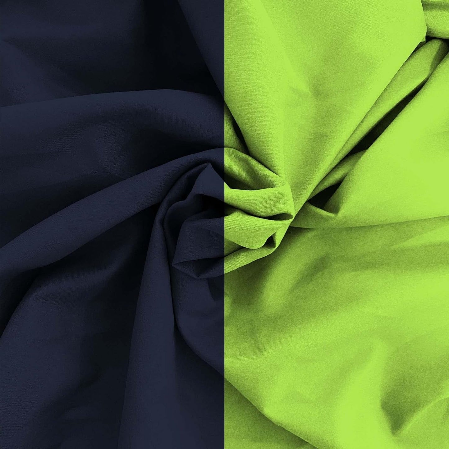 Elegant quilt til dobbeltseng 260 X 270 Cm Mørkeblå/Æblegrøn Senge og dyner Besuche den italiensk sengelinned-Store