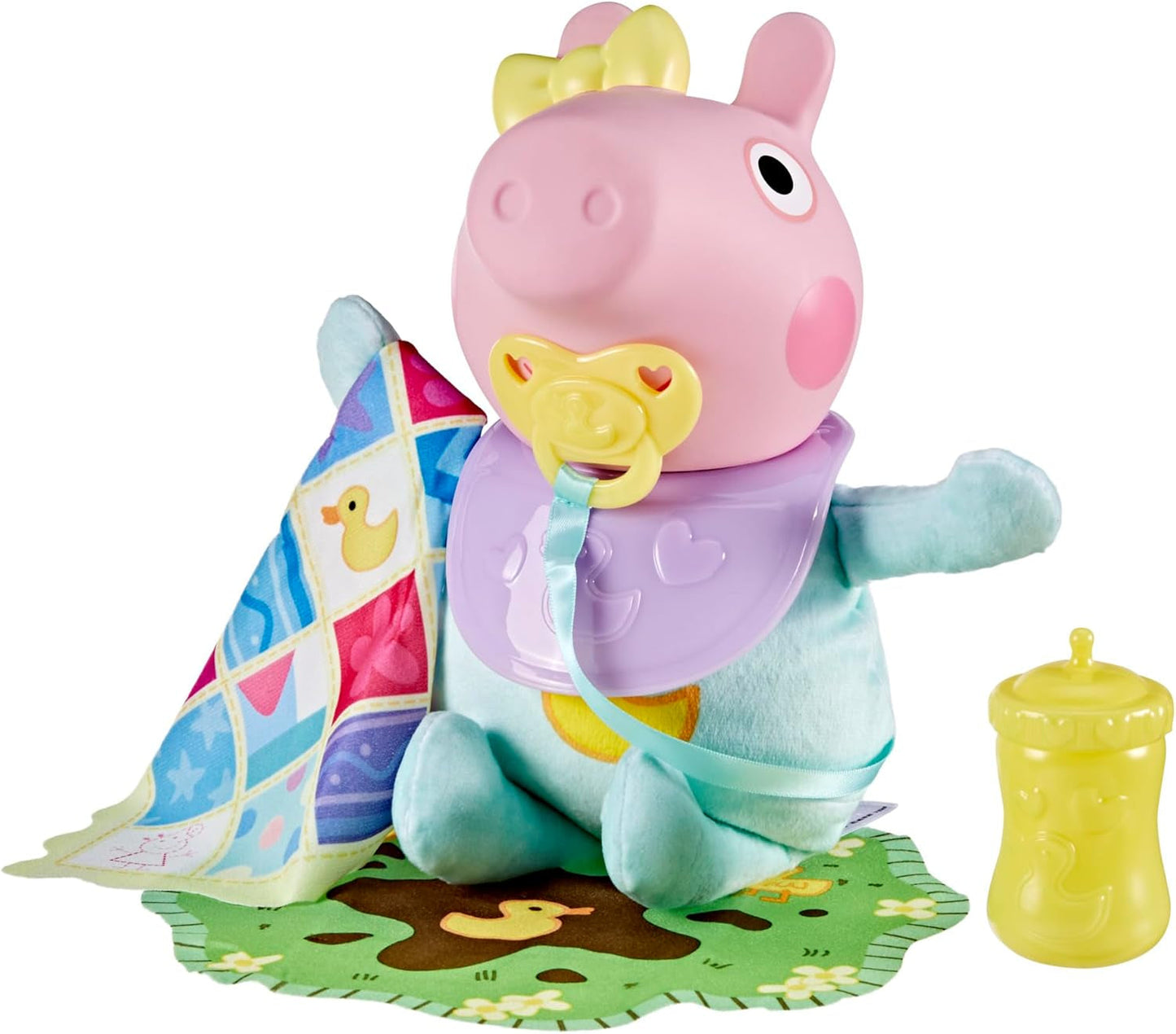 Peppa Pig 28 cm Evie Interactive Doll med 20 lyde og mange funktioner, legetøjssæt til børn fra 3 år og opefter