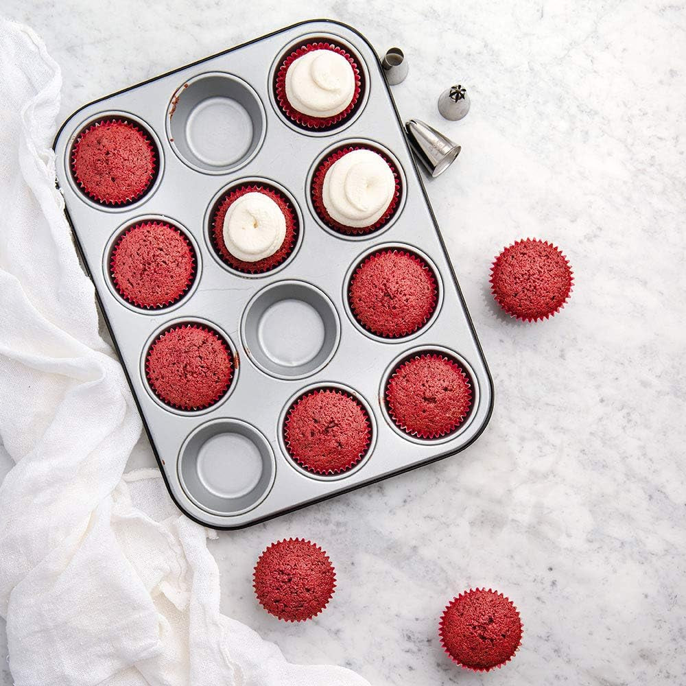 0062750 bradepande til 12 muffins Forme og plader til bagning Naty Shop