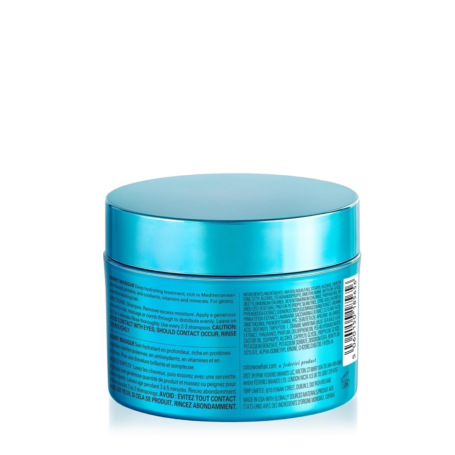 COLOR WOW Moisturizing Hair Mask Money 215 ml - maske til tørt og beskadiget hår, hårhydrering - pleje og termisk beskyttelse til håret, blå Hårmaske Naty Shop