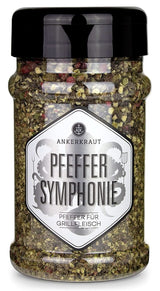 Ankerkraut Symphonie, peberblanding til krydring med aroma og smag, 140 gram Naty Shop Spices Malet 160 gram