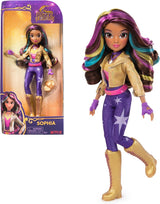 Unicorn Academy Deluxe Masked Ball Sophia - 24 cm dukke fra den populære Netflix-serie med 2 outfits, klassisk påklædning og rollespil, alder 4+ Naty Shop Dolls Sophia dukke dress up