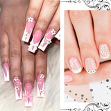 1 Karton Nail Art Charms, 3D Flowers Nagelkunst Charms, Acryl Blumen Nagel Strass Mit Ornamenten, Nagel Edelsteine, Nagel Zubehör Für Mädchen, Nagelkunst Dekoration, DIY Håndværk Nail Design