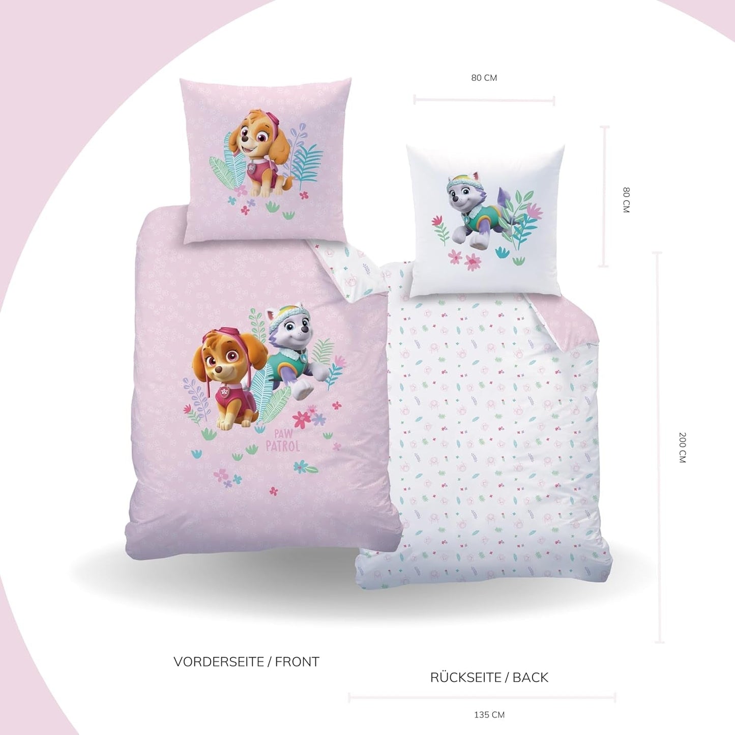 Sengetøj, Paw Patrol, 100% bomuld Sengetøj - børn Naty Shop