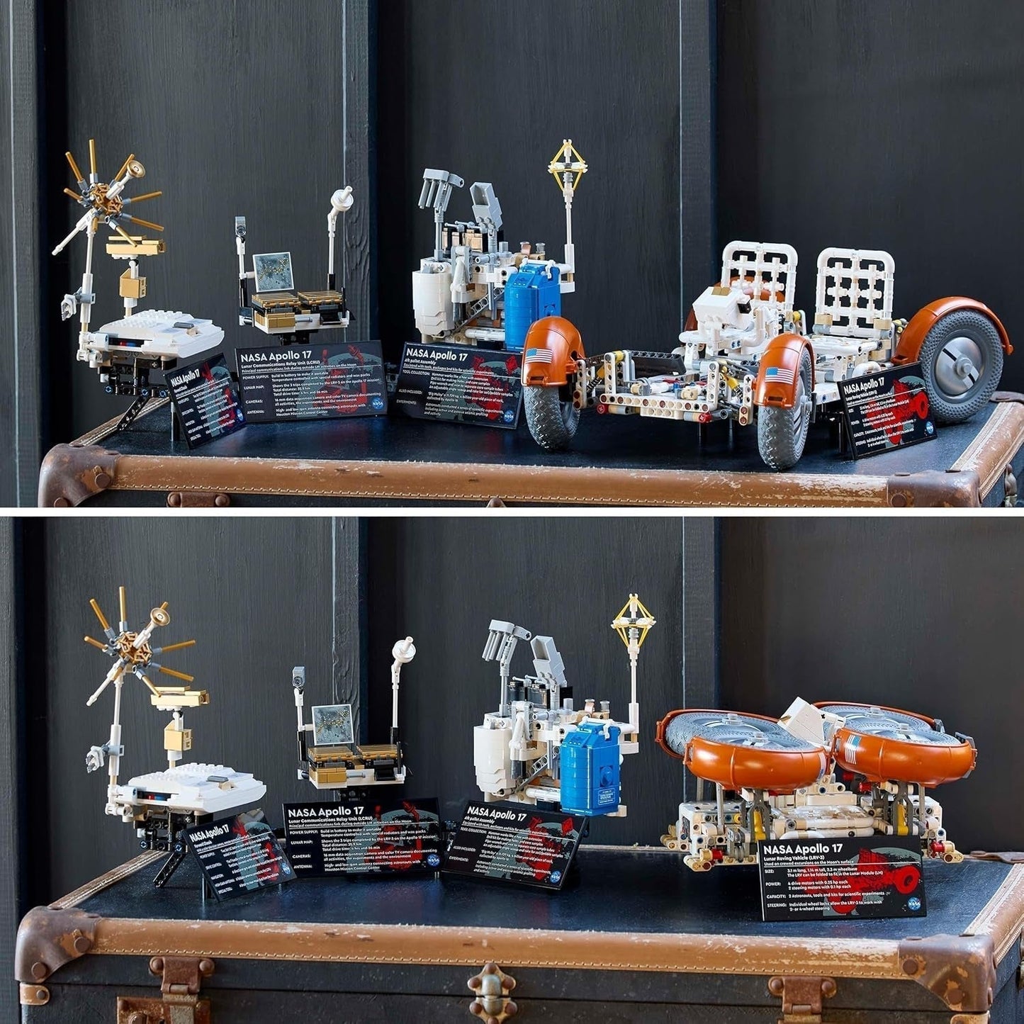 LEGO Technic NASA Apollo Lunar Roving Vehicle (LRV), Lunar Rover-model for voksne, rumsamlerobjekt for videnskabsentusiaster, byggelegetøj, rumfartøjsmodel 42182 byggesæt Besuche den LEGO-Store