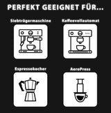 Black Dragon Espresso 100% Robusta - Ekstra stærke ristede kaffebønner - Meget stærk og fyldig kaffe med højt koffeinindhold - Meget stærk espresso
