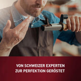 Schwiizer Schüümli Crema Mild, 100 % Premium Arabica-kaffebønner, frugtagtig og nøddeagtig, til fuldautomatiske kaffemaskiner, 2/5 styrke, let ristet, Rainforest Alliance-certificeret, 1 kg (pakke med 2)