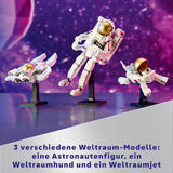 LEGO Creator 3In1 Space Astronaut Legetøj, hunde- og rumskibsmodelsæt til børn, børnehavepynt, kreativ gave til drenge og piger 9 år 31152 Byggesæt Besuche den LEGO-Store
