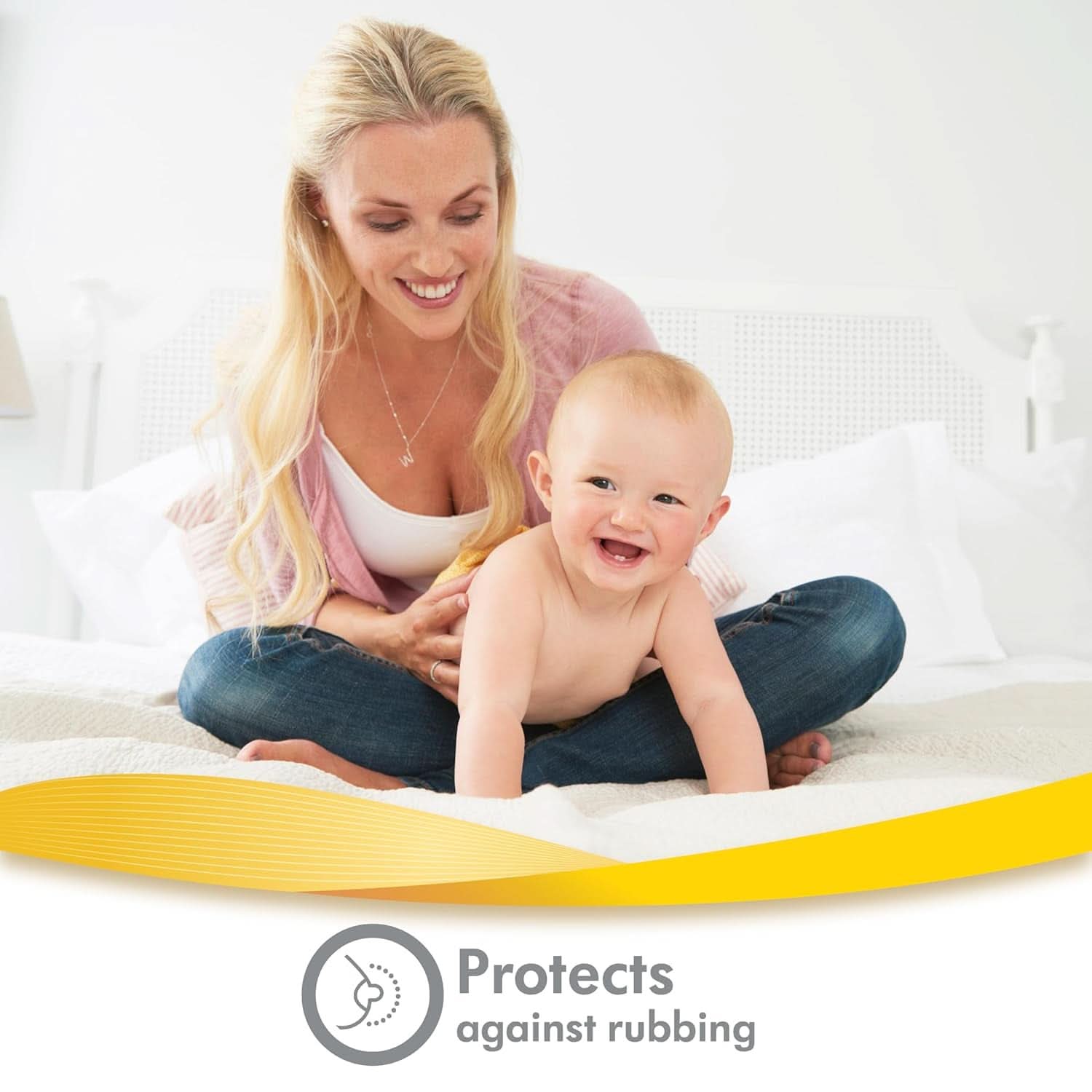 Medela Hydrogel Pads - øjeblikkelig lindring og afkøling til ømme brystvorter - genanvendelig - pakke med 4 sterile puder, individuelt indpakket Tilbehør Mad og amning Bebe Naty Shop