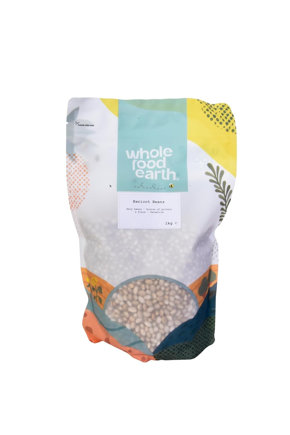 Grønne bønner Wholefood Jord 1kg | Ikke-GMO | Naturlig | Rig på fibre | Rig på protein