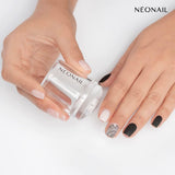 NÉONAIL Nagel Stempel Mit Schaber - Nägel Selber Machen - Nail Art Stempel - Nageldesign Für Nagel Schablone - French Nails Stempel - Silikon Nagelstempel