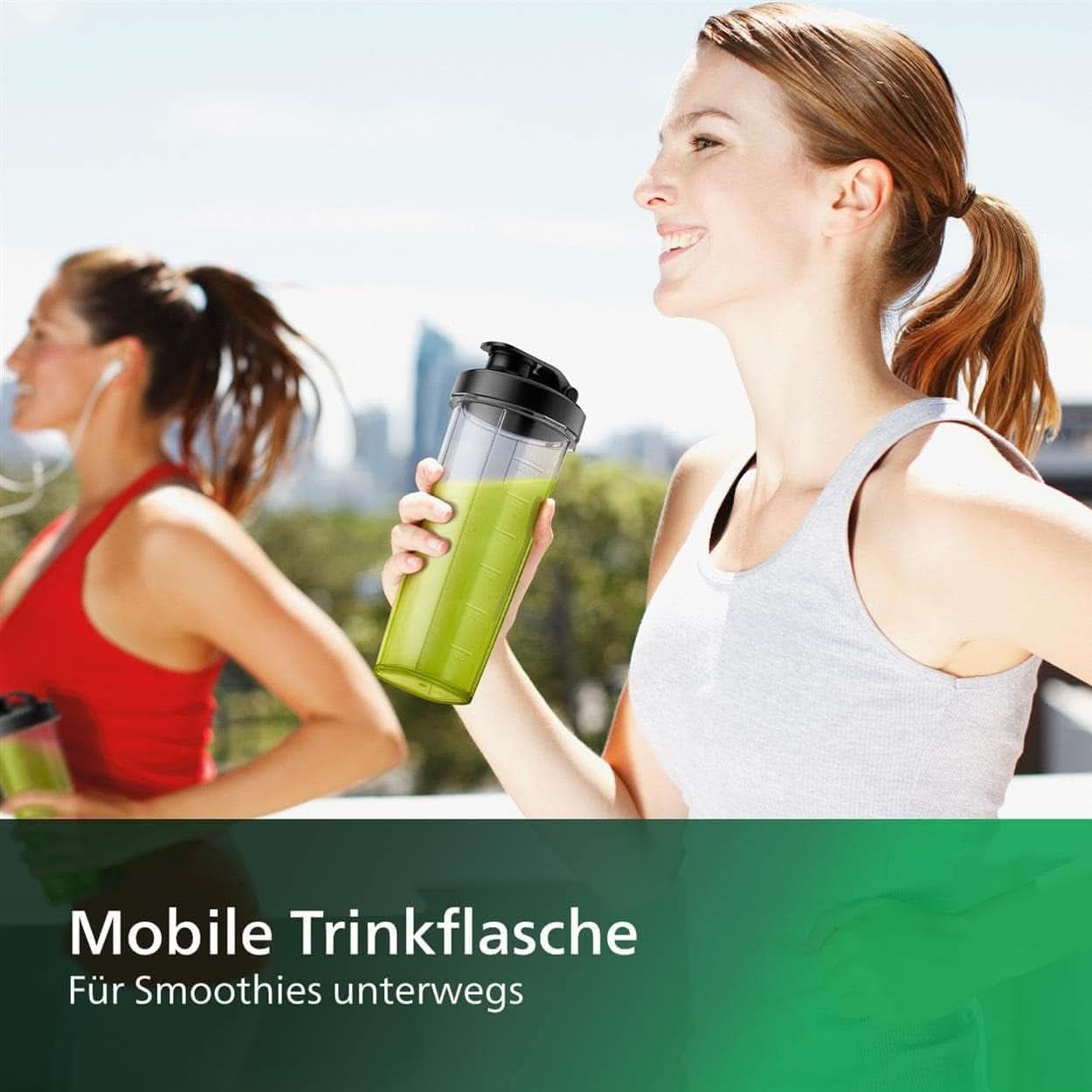 Philips Standmixer Og Smoothie Maker – 600W, 2-Liter-Becher, Homeid-App, 2 Geschwindigkeitsstufen + Impulsfunktion, Problend, Ice-Crush-Funktion (HR2291/41) Køkken Naty Shop
