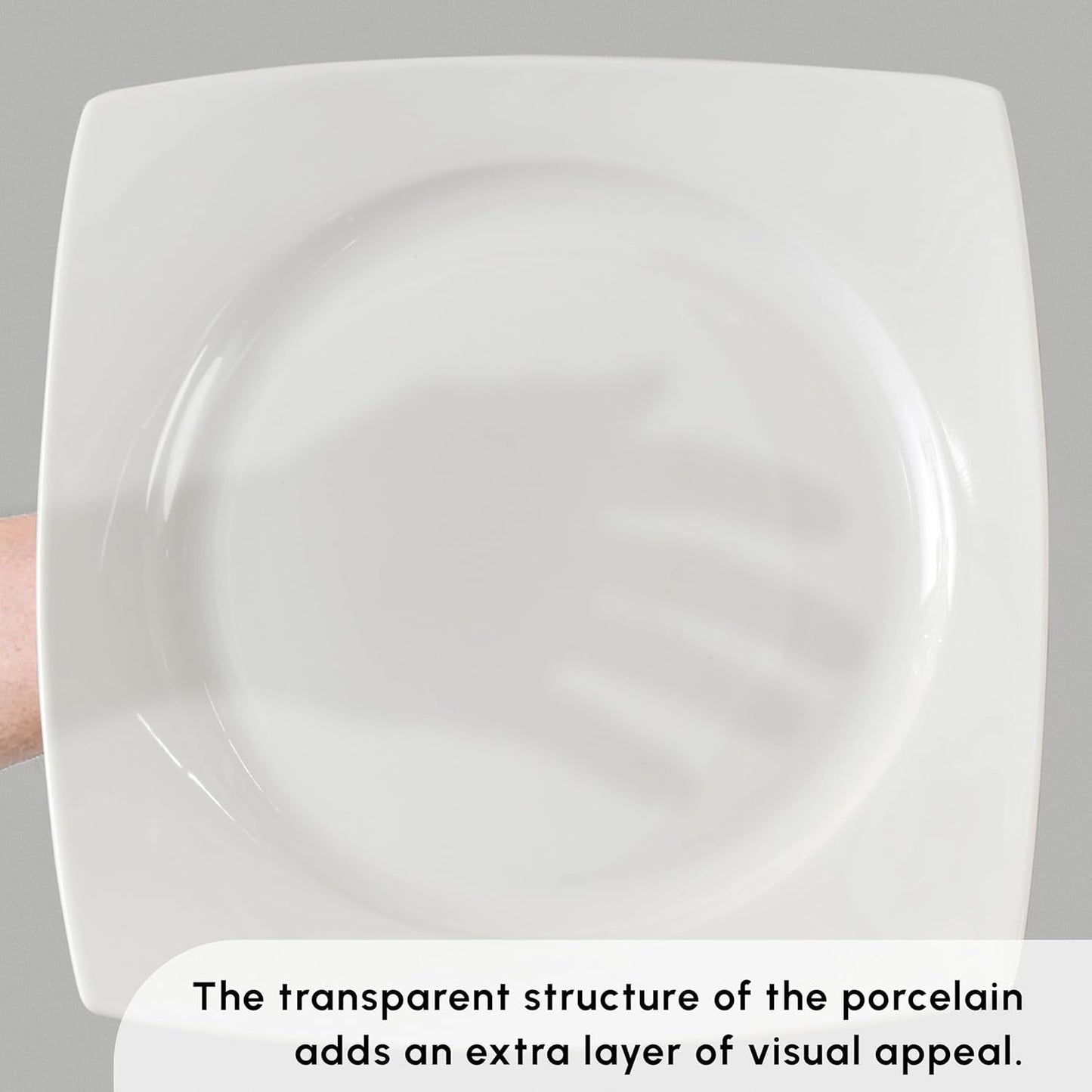 Karaca Jamie hvidt porcelænsstel til 12, 52 stykker - Elegant porcelænsstel til 12 | Inkluderer tallerkener, kopper, skåle |