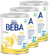 BEBA Junior 2+ mælkedrik fra 2 år, Med HMO, Alderssvarende proteinindhold, Kun laktose, Ingen palmeolie, Ingen fiskeolie, Småbørnsmad, Babymælkpulver, Pakke med 3 (3 x 800g)