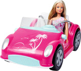 Simba Steffi Love Beach Car Doll i cool sommeroutfit med strandklapvogn 29 cm Alders 3+