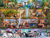 Ravensburger Puzzle 16652 - World of Large Animals - 2000 brikker puslespil til voksne og børn i alderen 14+ designet af Aimee Stewart Puzzle Naty Shop Single