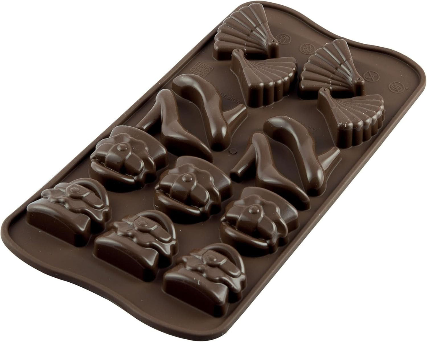 Silikomart 191827, Chokoladepraliner, Engle, Andre køkkenmodeller Naty Shop 31,9 X 27,9 X 15,9 Cm