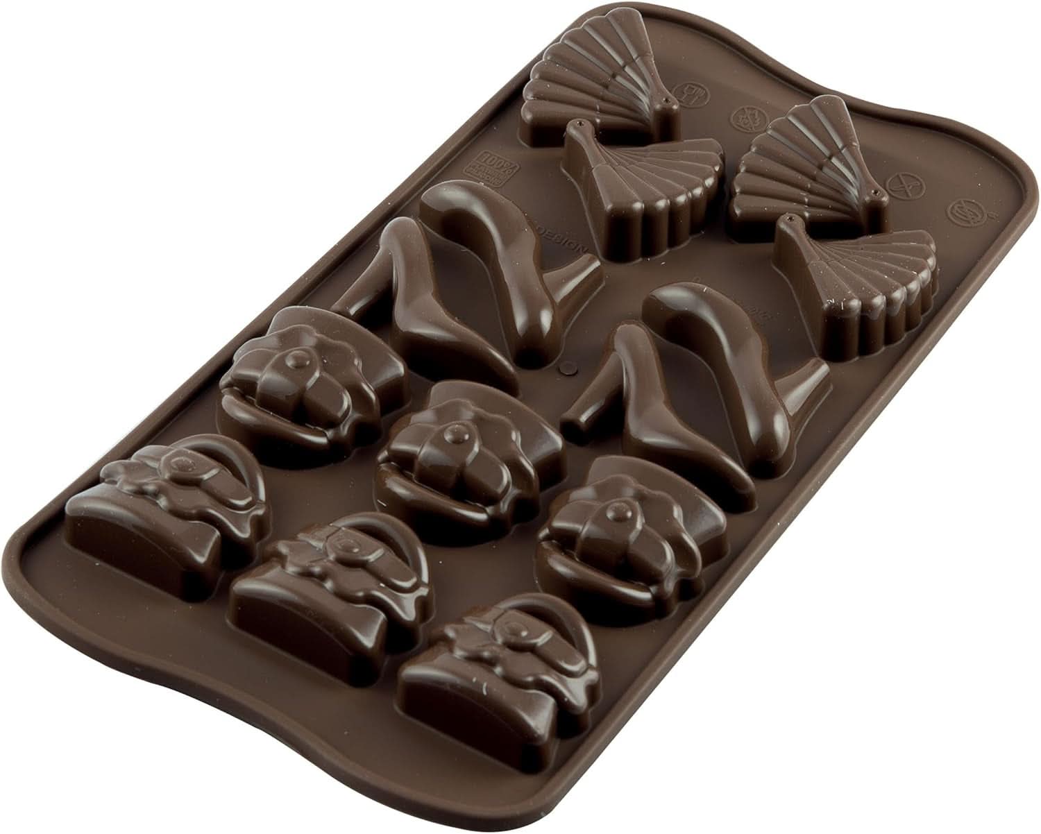 Silikomart 191827, Chokoladepraliner, Engle, Andre køkkenmodeller Naty Shop 31,9 X 27,9 X 15,9 Cm