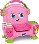Clementoni 17755 Syngende lænestol med lyserød lyd og dans - interaktiv og multifunktionel lænestol til børn på italiensk, legetøj 1 år - Made in Italy, flerfarvet Toys Bebe Naty Shop Single