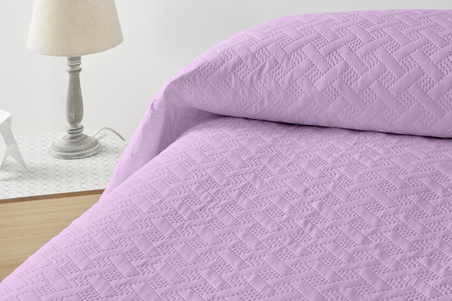 LISO - Sengetæppe til 105 Cm - Bouti Sengetæppe - Forår og Sommer - 200X260 Cm - Pink senge og tæpper Besuche den Degrees home-Butik Violet Seng 135 Cm