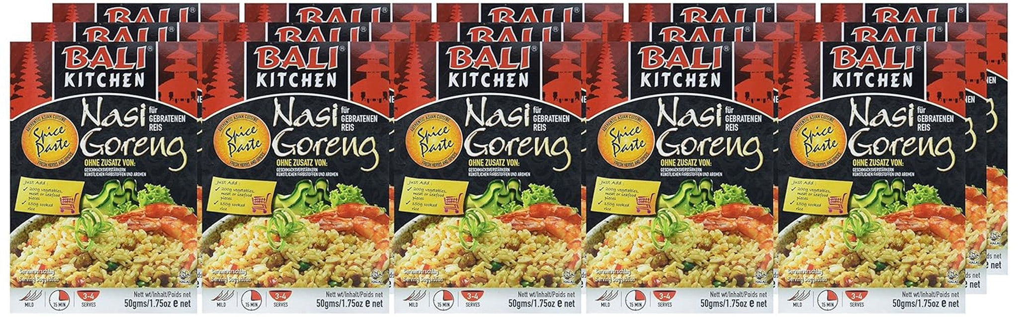 Nasi Goreng, pakke med 15 (15 x 50 g pakke)