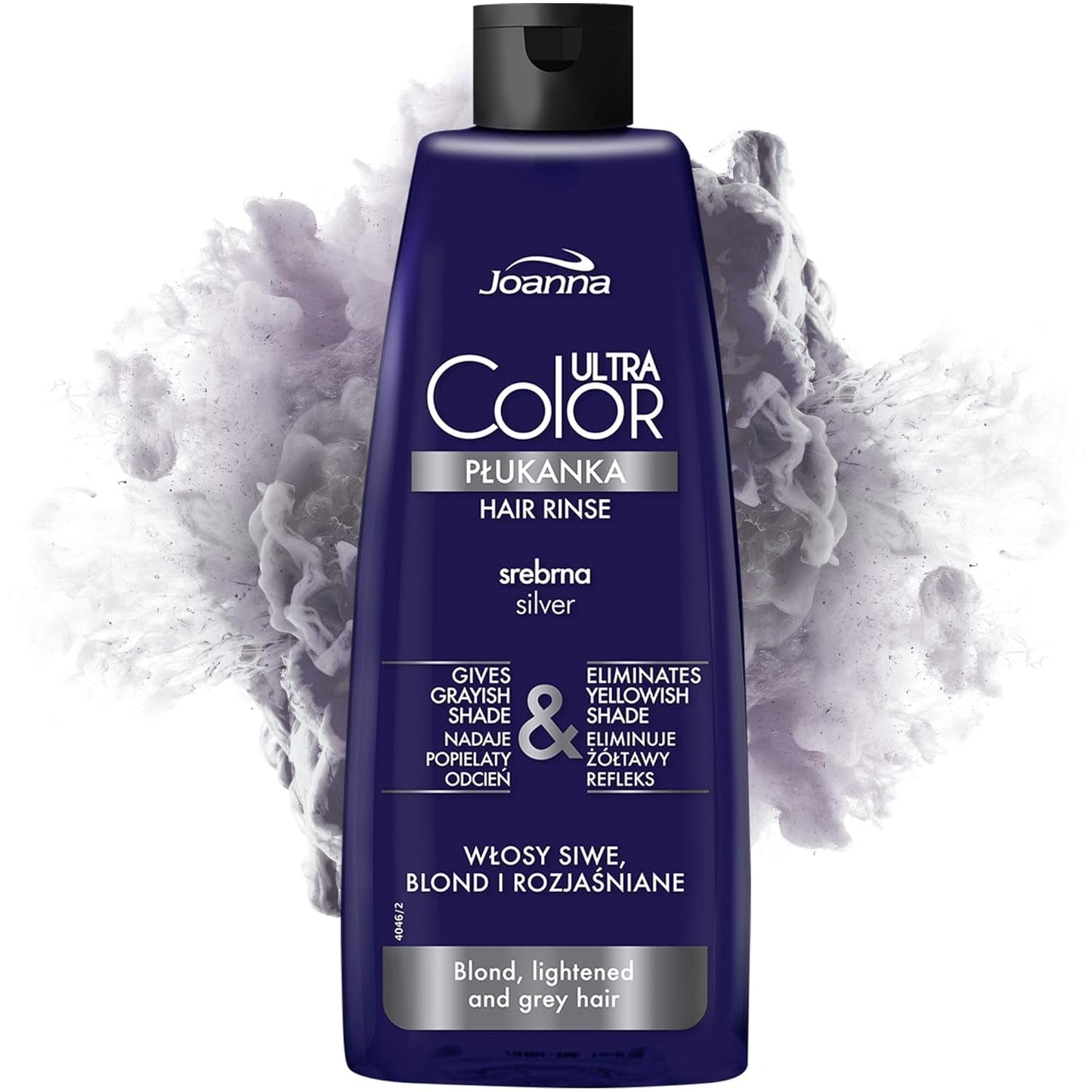 Joanna Ultra Color - Pink farvebalsam til blondt og lyst hår - Pastelrosa - Naturlig glans - Fjerner den gule nuance fra gråblondt hår - Midlertidig effekt - 150 ml Naty Shop Hårfarve Ashy blond nuance 150 Ml (1 pakke)