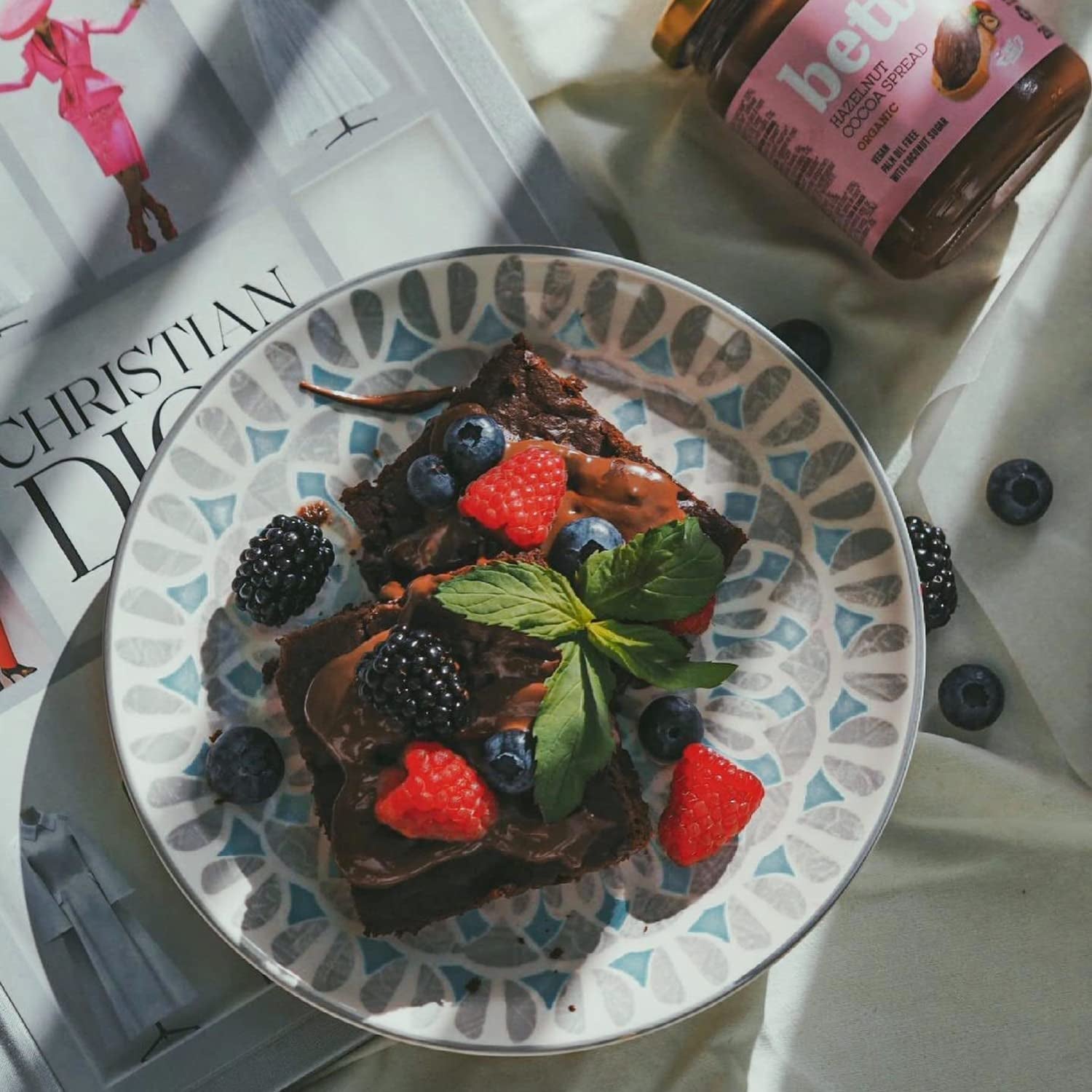 Bettr Organic Brownie Mix - Bio, Vegan Og Glutenfreie Brownies Mit Reichhaltigem Kakaogeschmack - 400 G - 15 Portionen Naty Shop