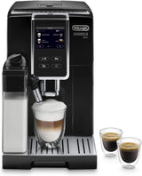 De'Longhi Dinamica Plus ECAM 370.70.B Fuldautomatisk espressomaskine med LatteCrema mælke-, cappuccino- og espressosystem, 3,5 tommer TFT farveberøringsskærm og appkontrol, kaffefunktion, sort