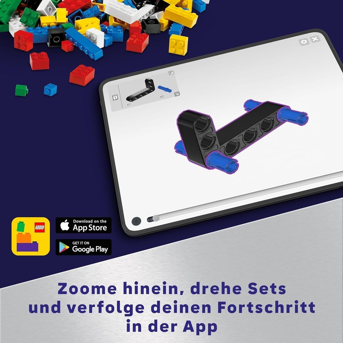LEGO Technic LT78 rumtransportkøretøj, rumbyggesæt til udforskningsture og rumeventyr, fantasifuld legeoplevelse for drenge og piger, gave til børn over 8 år 42178 byggesæt Besuche den LEGO-Store