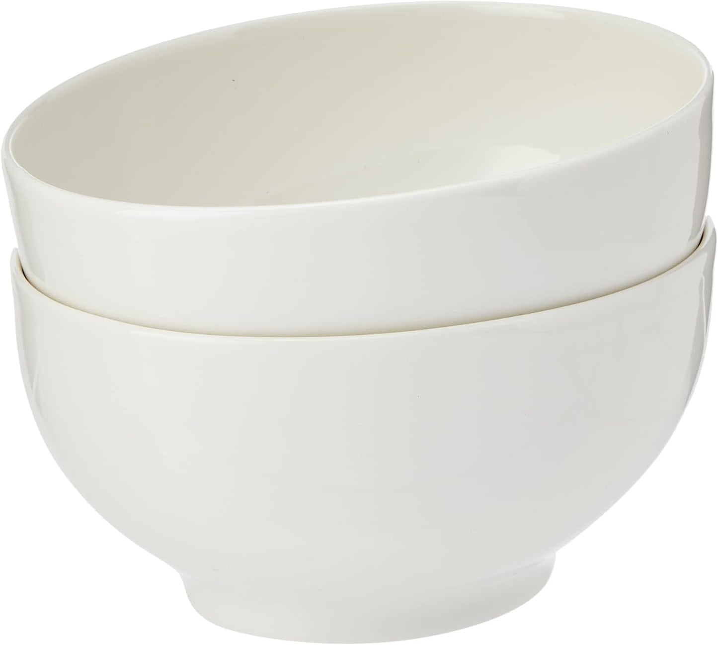 Villeroy & Boch For Me kornskåle sæt med 2, hvid, tåler opvaskemaskine, tåler mikroovn, små skåle til 2, skåle, kornskåle, snacks eller saucer, tallerken, premium porcelæn