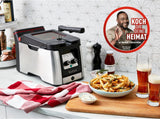 Tefal FR600D Clear Duo frituregryde, stegning med mindre røg og lugt, 1,2 kg kapacitet, termostat, timer, stort udsigtsvindue uden tåge Hvidevarer Naty Shop