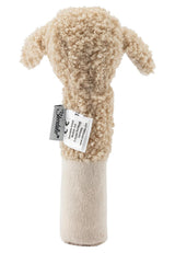 Sterntaler baby squeaker får Flocke - Baby legetøj lavet af bløde stoffer - Baby greb legetøj - Første forsøg på at fange og lege, sand farve Bebe Toys Naty Shop