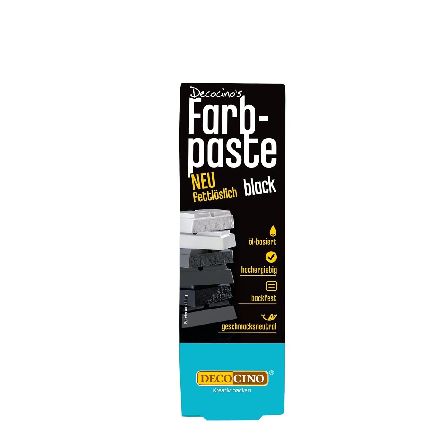DECOCINO Gul fedtopløselig farvepasta - 15 g - Oliebaseret madfarve, ideel til farvning af chokolade, smørcreme, fondant eller småkagedej