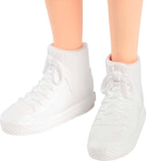 Barbie Fashionista dukke nr. 232 med rødt hår, B-print jersey sportstop, lilla plisseret nederdel, armbåndsur og sneakers, HYT90 Naty Shop Dolls