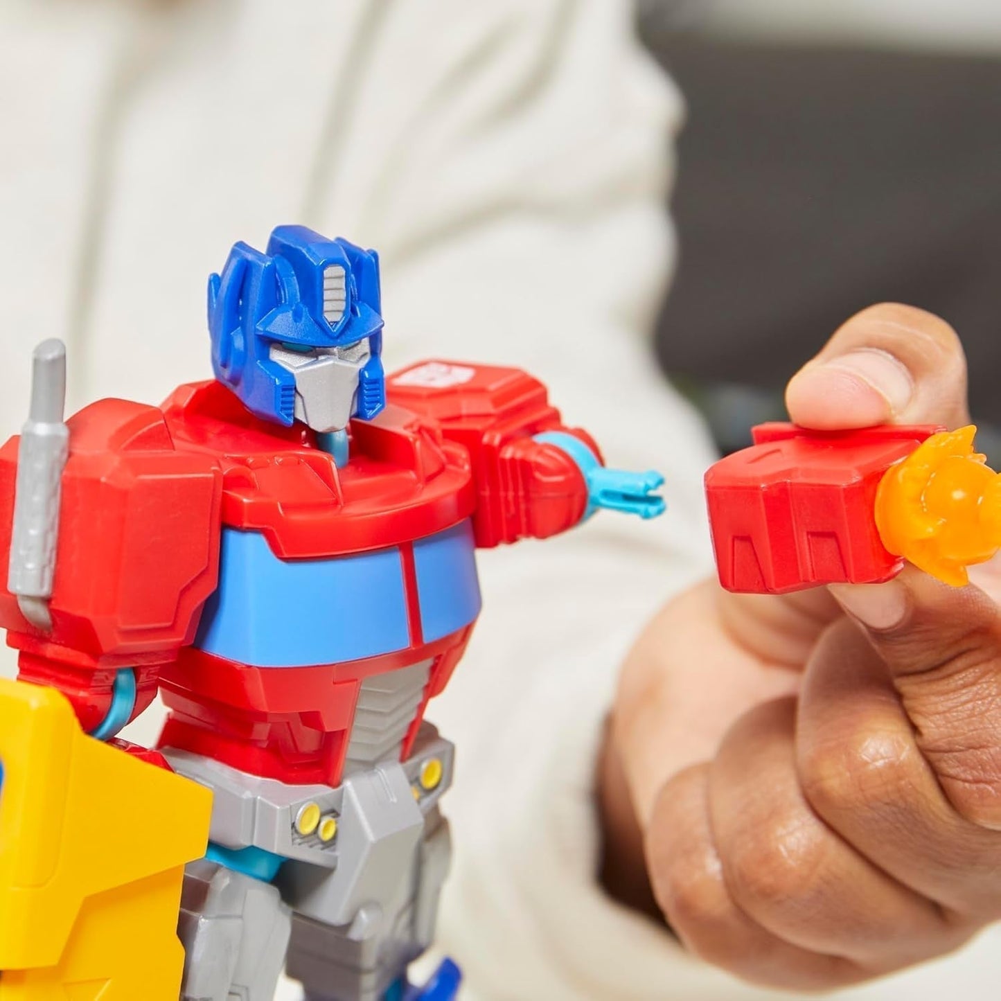 Transformers Mixmashers Optimus Prime Customizable Deluxe Action Figurer & tilbehør Actionfigurer Naty Shop