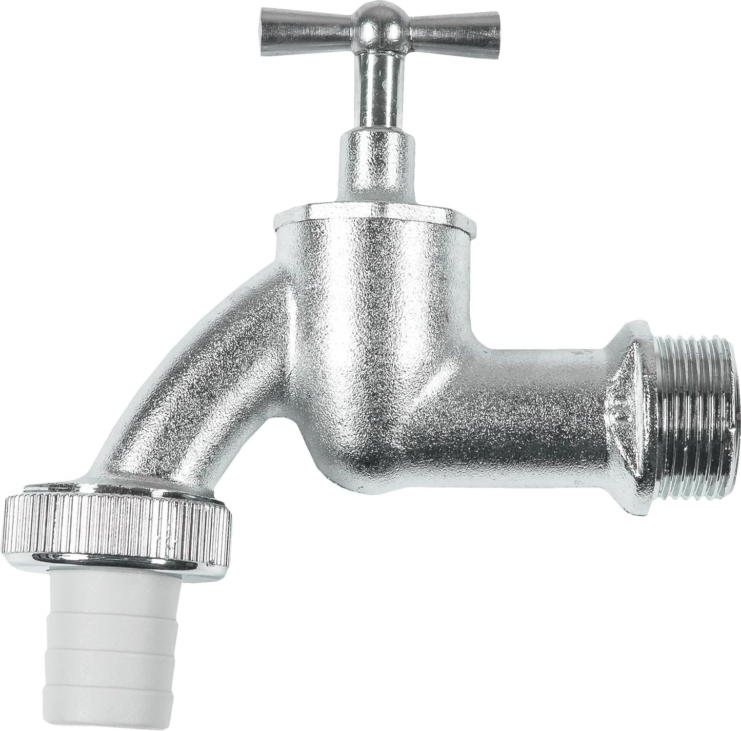 Hornhane - 20,95 mm (1/2 tomme) hangevind - Inkluderer slangeforbindelse - Messing af høj kvalitet - Ideel som udendørs vandhane / regntøndehane / hane / lukkeventil / FLOR92590