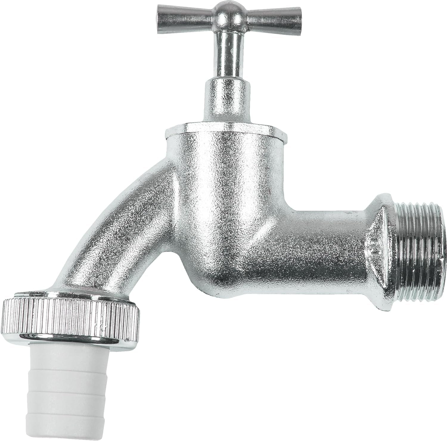 Hornhane - 20,95 mm (1/2 tomme) hangevind - Inkluderer slangeforbindelse - Messing af høj kvalitet - Ideel som udendørs vandhane / regntøndehane / hane / lukkeventil / FLOR92590