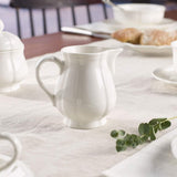 Villeroy & Boch Manoir mælkekrus, 250 ml, højde: 9,1 cm, premium porcelæn, hvid
